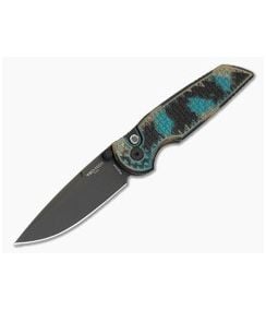 Protech TR-3 Integrity Relic Shipwreck Magnacut Black DLC Button Lock Spear Point Folding Knife (3.50") INT1106-SHIPWRECK - PT-INT1106-SHIPWRECK 1