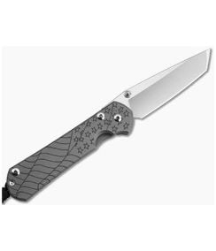 Chris Reeve Large Sebenza 31 Left Hand Tanto Forever Flag Glass Blasted Titanium MagnaCut Folding Knife (3.62" Blade) L31-1511 - CRK-L31-1511 1