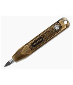 OKNIFE Otacle D1 Cracked Brass Multi-Bit Driver - OK-OTACLE-D1-CB 1