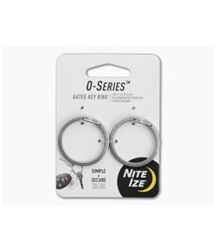 Nite Ize O-Series Stainless Steel Gated Key Ring (2 Pack) OS-11-2R6 - NI-OS-11-2R6 1