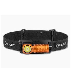 Olight Perun 3 Mini Orange (Cool White) 16340 Headlamp Right-Angle Flashlight - OL-PERUN-3-MINI-ORG 1