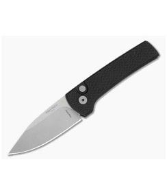 Protech Scapegoat Compact Black Carbide Textured Aluminum MagnaMax Stonewash Automatic Knife (3.15" Blade) RCS1105 - PT-RCS1105 1