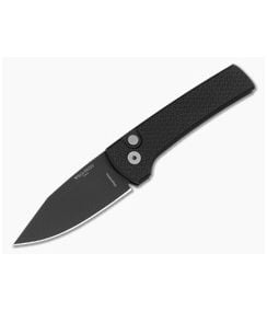 Protech Scapegoat Compact Black Aluminum DLC Black MagnaMax Clip Point Automatic Knife (3.15") RCS1106 - PT-RCS1106 1