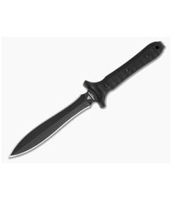 TOPS Shirodagga Black G10 1095 Fixed Blade Dagger (5.50" Blade) SHRA-01 - TP-SHRA-01 1