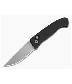 Protech Brend Classic Black Aluminum MagnaCut Stonewash Automatic Knife (3.35" Blade) WB1101 - PT-WB1101 1