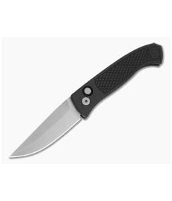 Protech Brend Classic Black Diamond Textured Aluminum MagnaCut Stonewash Automatic Knife (3.35" Blade) WB1105 - PT-WB1105 1