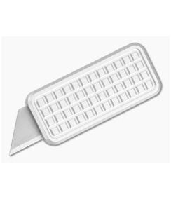 Rivery Zero V2 Grenade Pattern Gray Aluminum Manual OTF Utility Knife (2.68" Closed) - RIV-ZV2-OTF-GRE-6061-GRY 1