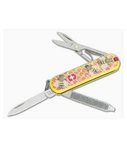 Victorinox Classic SD Honeybee Swiss Army Knife Limited 0.6223.L1702US2 - VN-0.6223.L1702US2 1