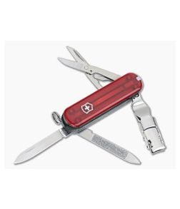 Victorinox Nail Clip 580 Ruby Translucent Red Swiss Army Knife 0.6463.T-X2 - VN-0.6463.T-X2 1