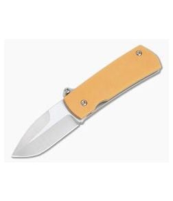 D Rocket Design Shamsher Orange Paper Micarta Satin M390 “Paw Claw” Lever Release Auto 0002 - DRD-0002 1