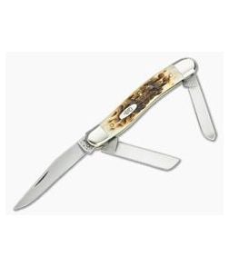 Case Amber Bone Carbon Medium Stockman - CA-00039 1