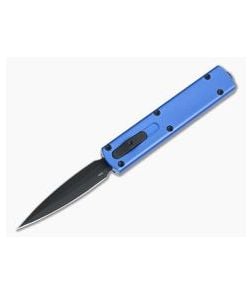 D Rocket Design Zulu Spear Blue Black DLC M390 OTF Automatic 0007 - DRD-0007 1