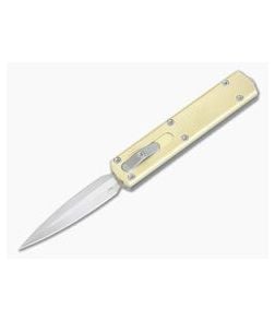 D Rocket Design Zulu Spear Aluminum Bronze Top Satin M390 OTF Automatic - DRD-0010 1