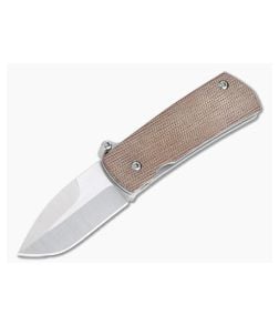 D Rocket Design Shamsher Brown Micarta Satin M390 “Paw Claw” Lever Release Auto 0012 - DRD-0012 1