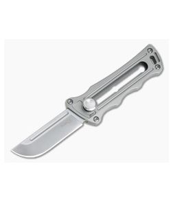 D Rocket Design KatanaX Satin M390 Titanium Manual OTF Knife - DRD-0015 1