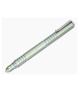 Hinderer Knives Investigator Pen Anodized Titanium - Green Hue - HK-0017 1