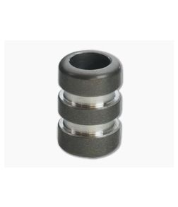 Ti Survival Titanium Lanyard Bead Grooved Stonewashed Machined Groove - TS-001 1