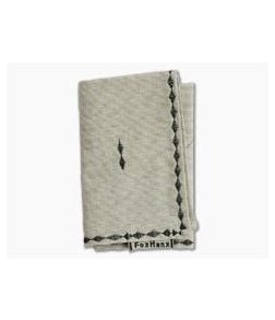 Fox Hanx Sandstorm Cotton Woven Tan Handmade Handkerchief - FH-001 1