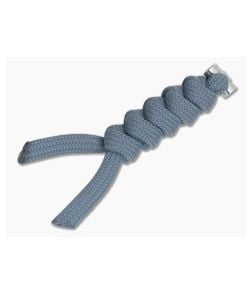 Chris Reeve Small Sebenza 21 Charcoal/Silver Knotted Lanyard - CRK-0020 1