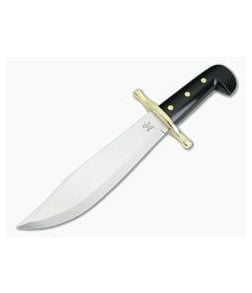 Case Hunter Bowie Black Delrin Handle Leather Sheath 00286 - CA-00286 1