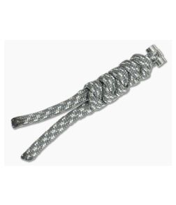 Chris Reeve Small Sebenza 21 Multicolored Knotted Lanyard ACU Camo/Silver - CRK-0030 1