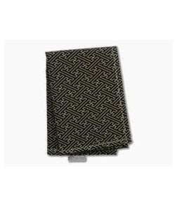SwankHanks Black Sayagata Japanese Cotton and Microsuede Hank - SH-003 1
