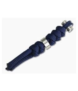 Chris Reeve Large Inkosi Midnight Lanyard with Silver Bead - CRK-0042 1