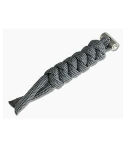 Chris Reeve Large Sebenza Charcoal Lanyard Silver - CRK-0044 1