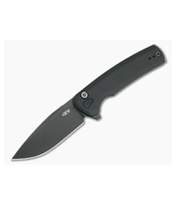 Zero Tolerance 0044BLK Black Button Lock Flipper - ZT-0044BLK 1
