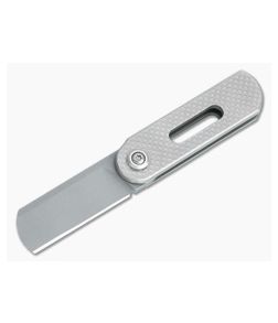 D Rocket Design Ovalmoon Swivel Folder M390 Checkered Titanium Folder 0051 - DRD-0051 1