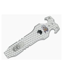 Hinderer Knives Steel Flame HS-TacTool Textured Titanium - HK-0053 1