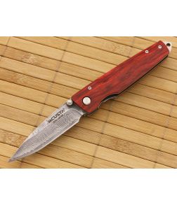 MCusta Gentleman's Folder Staminawood & Damascus - MC-0054D 1