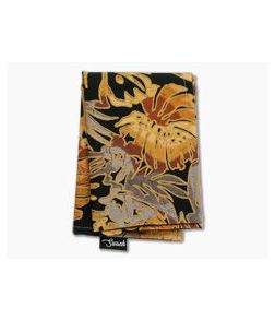 SwankHanks Pineapple Batik Outline Dye Print Cotton and Microsuede Hank - SH-005 1