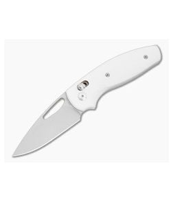 TRM Bulldog Rev B Snow White G10 3D Contoured Magnacut Folding Knife (2.95") - TRM-005 1