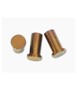 Hinderer Knives XM-18 3.5" Titanium Handle Nut Set of 3 Bronze - HK-0063 1