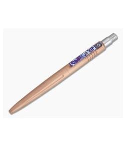Pena Knives X-Series Click Pen Copper Mokuti Clip Black Ink Pen - PK-006 1