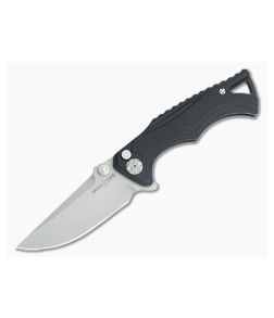 Brian Tighe and Friends Tighe Fighter Small Drop Point Blasted Stonewash Black Backspacer - BTF-006 1