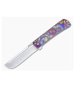 D Rocket Design Jupiter EDC Damacore Alien Camo Timascus Folder 0078 - DRD-0078 1
