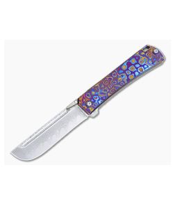 D Rocket Design Jupiter EDC Damacore Alien Camo Timascus Folder 0079 - DRD-0079 1