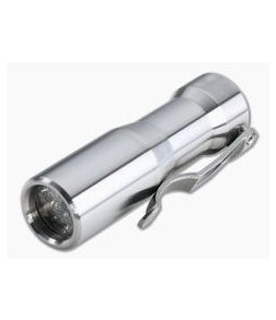CWF Arcadian Custom Flashlight Hand Turned Satin Titanium 4000K - CWF-009 1
