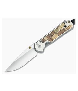 Chris Reeve Small Sebenza 21 Spalted Beech Wood Inlays 0102 - CRK-0102 1