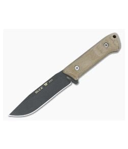 Buck 104 Compadre Camp Knife Cobalt Cerakote 5160 Canvas Micarta 104BRS1 - BU-0104BRS1 1