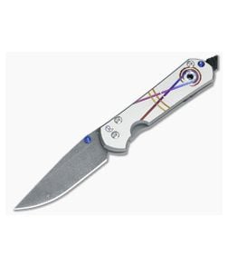 Chris Reeve Damascus Small Sebenza 21 Unique Graphic - CRK-S21-X026 1