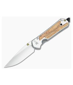 Chris Reeve Small Sebenza 21 Thuya Burl Wood Inlays 1170 - CRK-S21-1170 1