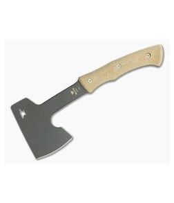 Buck 106 Compadre Axe Cobalt Cerakote 5160 Canvas Micarta 106BRS1 - BU-0106BRS1 1