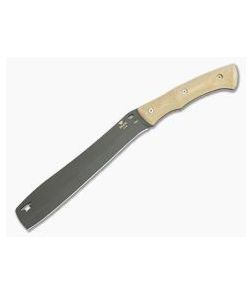Buck 108 Compadre Froe Cobalt Cerakote 5160 Canvas Micarta 108BRS1 - BU-0108BRS1 1