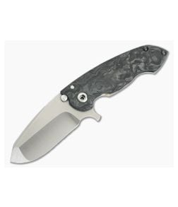 Direware SOLO Titanium Flipper Marbled Carbon Fiber and Orange Peel Ti Satin M390 - DW-010 1