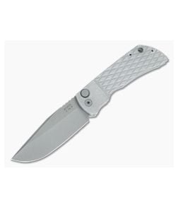 McNees Knives AutoMac Atomic Diamond Texture Aluminum Drop Point - MNK-010 1