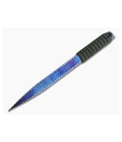 M. Strider Knives Flamed Titanium LM Nail XL 10.19" Cord Wrapped Fixed Blade - MSK-0114 1