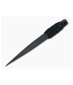M. Strider Knives Black ATS-34 LM Nail 5.27" Cord Wrapped Fixed Blade - MSK-0115 1
